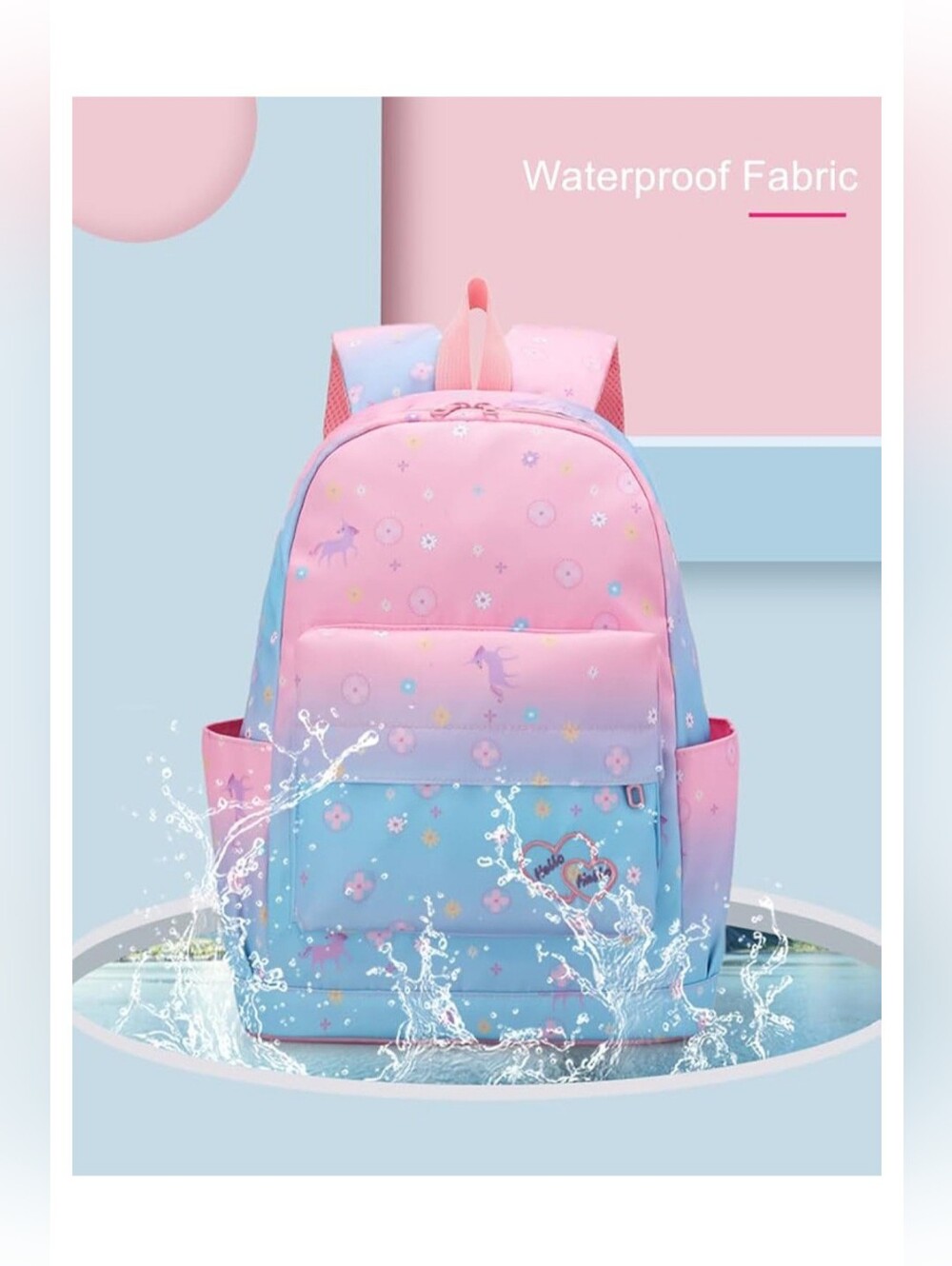 Girls Backpack Set - Picture 2 of 8